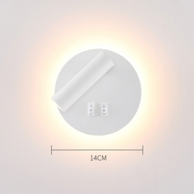 3W 8W Fali lámpa háttérvilágítás 350 fokban elforgatható állítható fali lámpák szállodai hálószoba éjjeli dolgozószoba olvasólámpás lámpa kapcsolóval