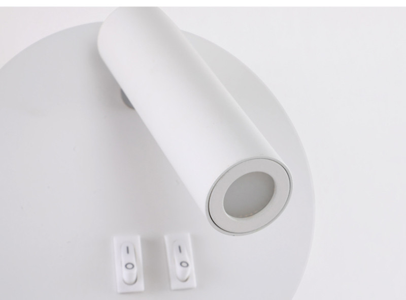 3W 8W Fali lámpa háttérvilágítás 350 fokban elforgatható állítható fali lámpák szállodai hálószoba éjjeli dolgozószoba olvasólámpás lámpa kapcsolóval