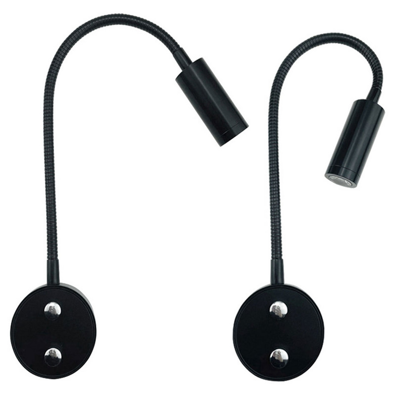 LED šļūtenes Touch aptumšošanas slēdzis Sienas lampa Elastīga nakts lasīšanas gaisma jahtas kravas laivai RV piekabes prožektora USB ports