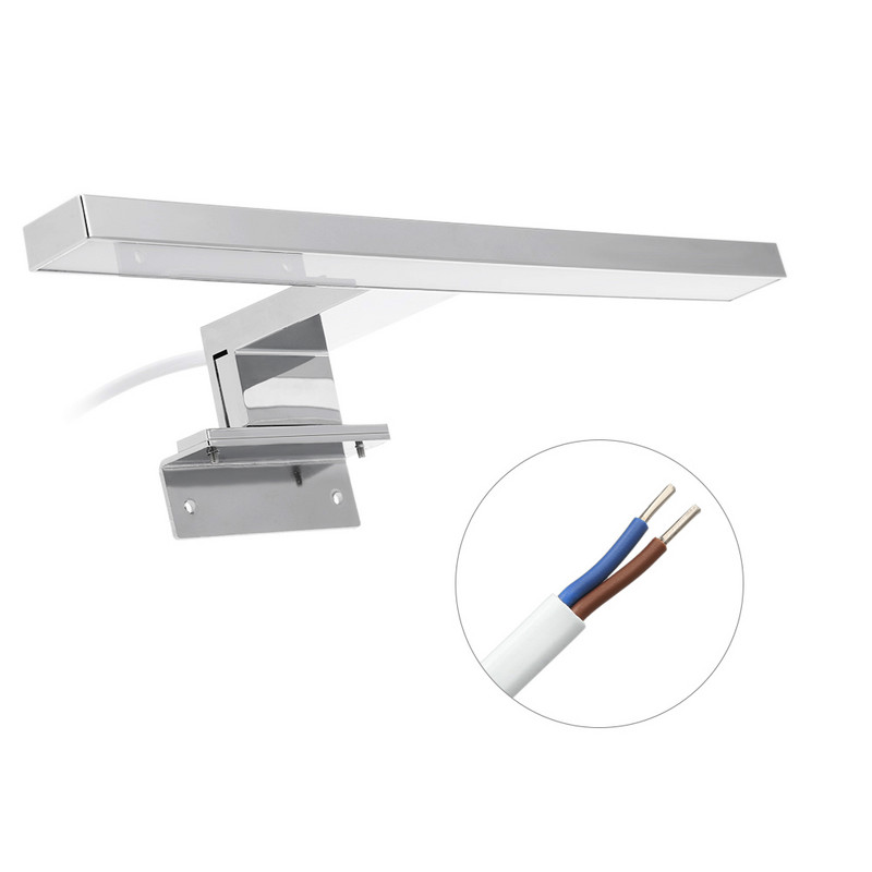 Aplică de perete LED nouă, impermeabilă IP44, pentru interior, baie, cu montare pe perete, dulap, dormitor, aplice moderne de perete 30 cm 60 cm