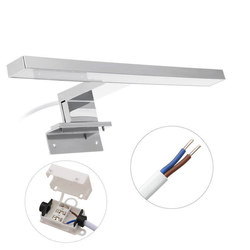 Aplică de perete LED nouă, impermeabilă IP44, pentru interior, baie, cu montare pe perete, dulap, dormitor, aplice moderne de perete 30 cm 60 cm