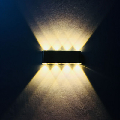 6W 8W LED sisevalgustid värvilised seinavalgustid kaasaegne vannikoridori lambivalgusti Alumiiniumlamp koduvalgusti valgustite kaunistus