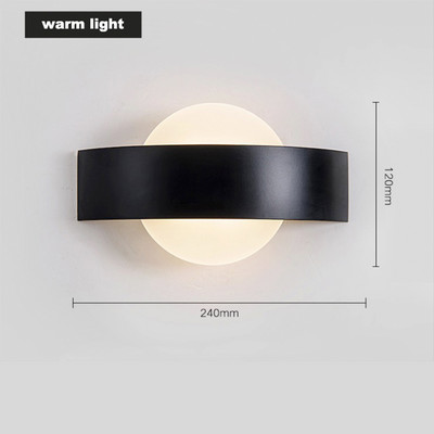 Led Nordic seinavalgustid Moodne minimalistlik Abajur Lampe De Chevet Arandela Light elutuba magamistuba voodi külg rõdu koridor vahekäik