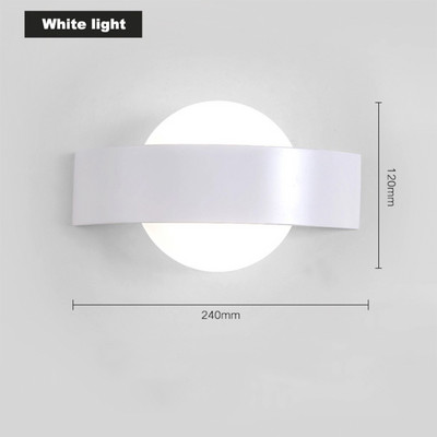 Led Nordic seinavalgustid Moodne minimalistlik Abajur Lampe De Chevet Arandela Light elutuba magamistuba voodi külg rõdu koridor vahekäik