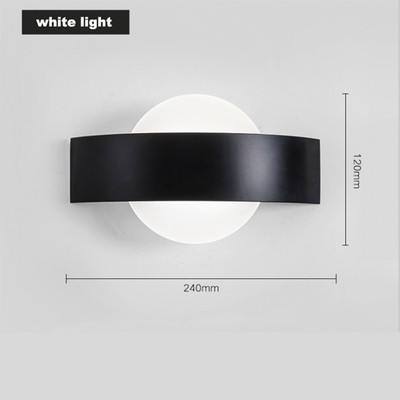 Led Nordic seinavalgustid Moodne minimalistlik Abajur Lampe De Chevet Arandela Light elutuba magamistuba voodi külg rõdu koridor vahekäik
