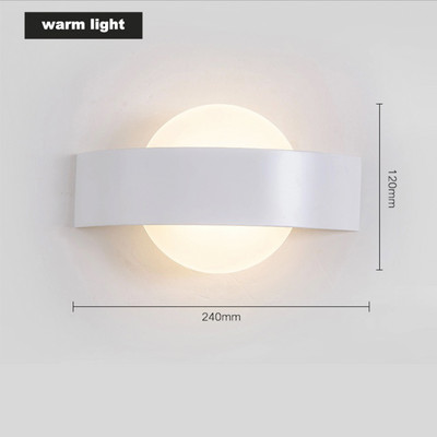 Led Nordic seinavalgustid Moodne minimalistlik Abajur Lampe De Chevet Arandela Light elutuba magamistuba voodi külg rõdu koridor vahekäik