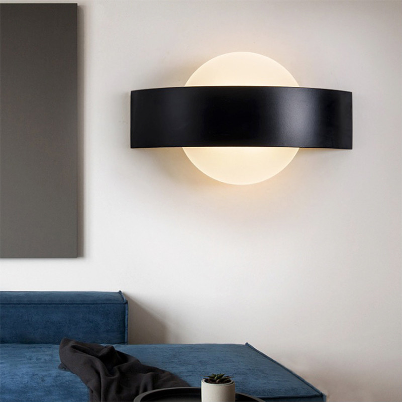 Led Nordic seinavalgustid Moodne minimalistlik Abajur Lampe De Chevet Arandela Light elutuba magamistuba voodi külg rõdu koridor vahekäik