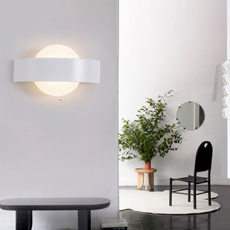 Led Nordic seinavalgustid Moodne minimalistlik Abajur Lampe De Chevet Arandela Light elutuba magamistuba voodi külg rõdu koridor vahekäik