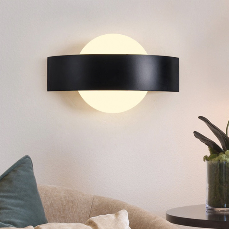 Led Nordic seinavalgustid Moodne minimalistlik Abajur Lampe De Chevet Arandela Light elutuba magamistuba voodi külg rõdu koridor vahekäik