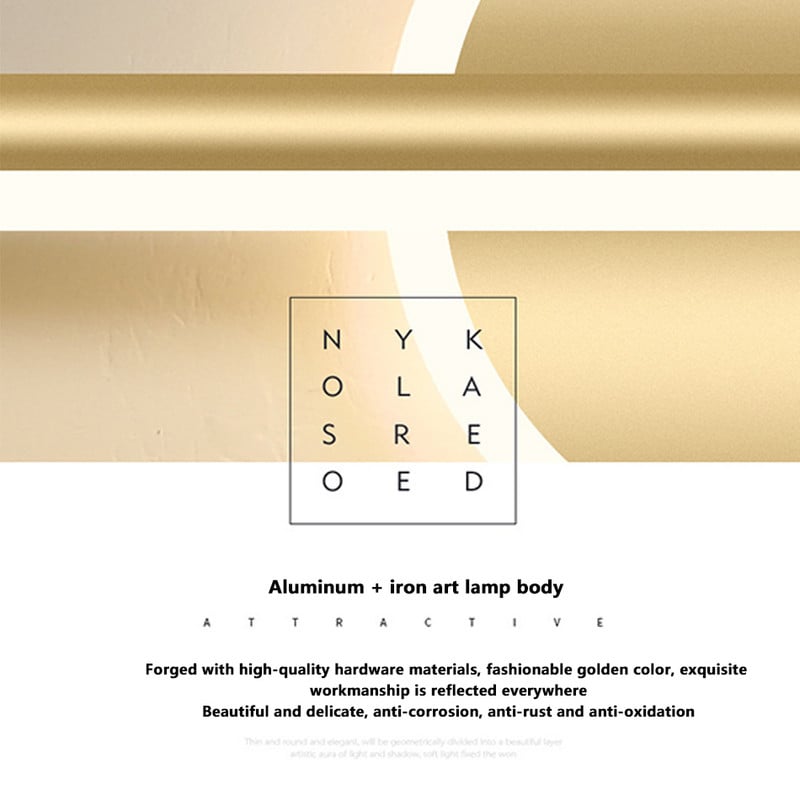 Oglindă cu LED modernă Lampă de perete cu LED montată pe perete Nordic simplu Oglindă pentru baie de hotel Lampă de perete pentru dressing de lux Lampă de machiaj