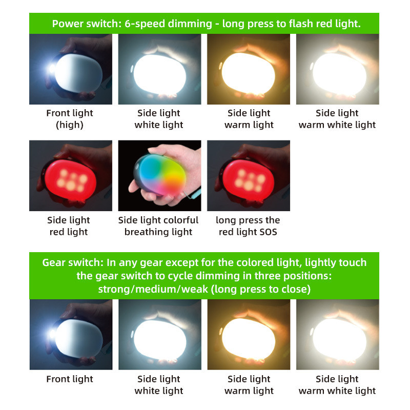 4000mAh prijenosno svjetlo za kampiranje, punjivo, 6 načina osvjetljenja, svjetiljka za kampiranje, vanjska svjetiljka za hitne slučajeve, svjetiljka, šator, oprema za kampiranje