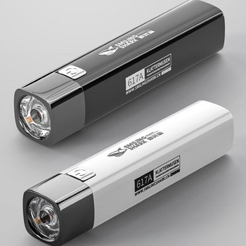 Преносимо ултра ярко 2 В 1 9990000LM G3 тактическо LED фенерче и захранваща банка за външно осветление 3 режима с USB кабел