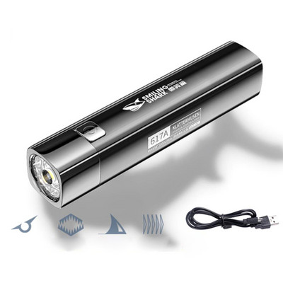 Pārnēsājams īpaši spilgts 2 IN 1 9990000LM G3 taktiskais LED zibspuldzes kabatas lukturītis un barošanas bloks āra apgaismojumam, 3 režīmi ar USB kabeli