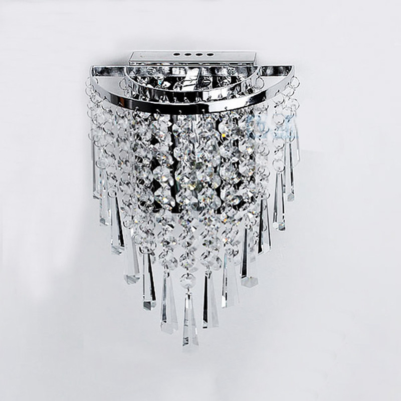 Modern kristálycsillár fali lámpatest 220V E14 LED mennyezeti lámpa