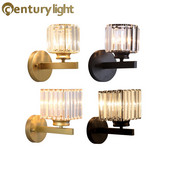 Fali lámpa Kristály fényszóró Hálószoba Posztmodern nappali Kreatív folyosó Nordic lépcsők Mennyezeti lámpa Folyosó szoba Lámpák