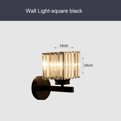Fali lámpa Kristály fényszóró Hálószoba Posztmodern nappali Kreatív folyosó Nordic lépcsők Mennyezeti lámpa Folyosó szoba Lámpák