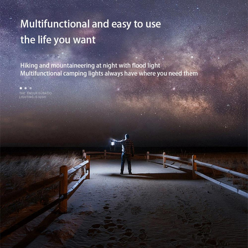 Lanternă solară portabilă LED Lampă de camping Lampă de urgență impermeabilă Lanternă de pescuit reîncărcabilă Iluminare Lanternă
