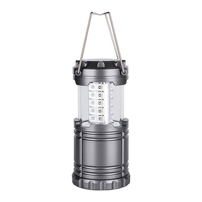 Hordozható kempinglámpás akasztós sátorlámpa, összecsukható 30 LED-es könnyű zseblámpa vészhelyzeti lámpák túrázáshoz kempingezéshez