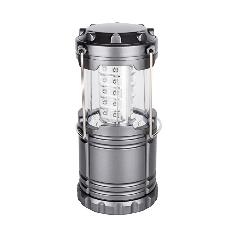 Hordozható kempinglámpás akasztós sátorlámpa, összecsukható 30 LED-es könnyű zseblámpa vészhelyzeti lámpák túrázáshoz kempingezéshez