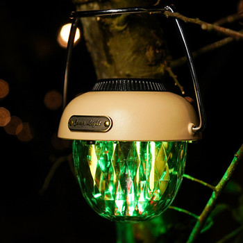 Мини винтидж метален висящ фенер бял топъл цвят светлина Led къмпинг фенер USB акумулаторна светлина за палатка за туризъм на открито