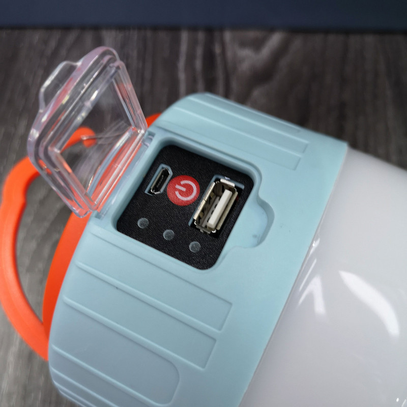 Újratölthető hordozható lámpák 1000 W napelemes LED-es kempinglámpa USB kültéri sátorlámpa hordozható vészvilágítás izzólámpa