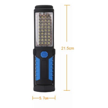 Φόρτιση USB/3*AA 36+5LED Μαγνητικός Φακός Χεριού Εργασίας Επιθεώρηση Έκτακτης Ανάγκης Εργασίας Φακός Φως Γάντζος Μαγνήτης Φορητά φανάρια