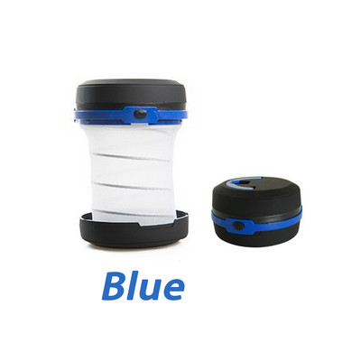 LED lámpák kültéri vízálló kemping sátor lámpa mini hordozható lámparugós összecsukható horgászlámpás túra elemlámpa elem használata