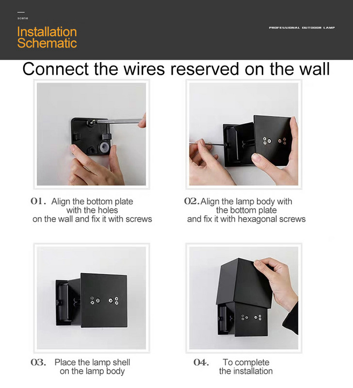 ÚJ kültéri fali lámpa LED egyszerű nedvességálló lámpa IP65 vízálló folyosó folyosóhoz erkély villa udvari dekorációs lámpák