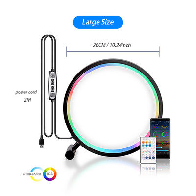 RGB Bluetooth Led Φωτιστικά τοίχου Φωτιστικά τοίχου εσωτερικού χώρου Smart App Τηλεχειριστήριο φωτιστικό τοίχου για ντουλάπες κρεβατοκάμαρας Παιχνίδι Διακόσμηση κομοδίνου