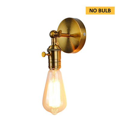 LED fali lámpák modern könnyű fürdőszobai tükör fali lámpa fém retro folyosói lámpa Régi ipari hálószoba éjjeli lámpa