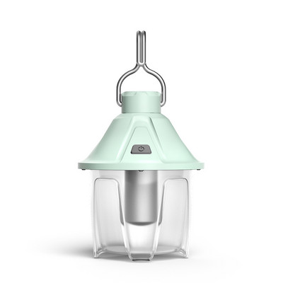 Kültéri hordozható retro kempinglámpa LED-es újratölthető akasztós sátorfény Függő kempinglámpás lámpa parti horgászathoz