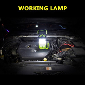 Супер ярка LED работна светлина USB акумулаторна фенерче Къмпинг фенери Водоустойчиво външно прожекторно фенерче за лов на риба
