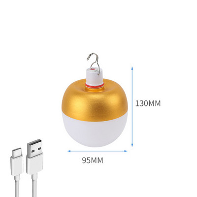 Apple Led Lights 15600mah kaasaskantav suure võimsusega taaslaetav avariipirn väljas telkimisvarustuse telklaterna kalalamp
