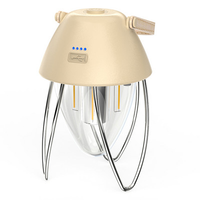 LED kempinga laternas uzlādējama retro metāla Camp Light ar akumulatoru darbināma piekarināma retro lampa strāvas padeves pārtraukuma gadījumā