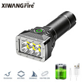 Mini svjetiljka Perforirana LED svjetiljka s ugrađenom baterijskom svjetiljkom USB punjiva svjetiljka za vanjsko planinarenje Biciklizam Ribolov