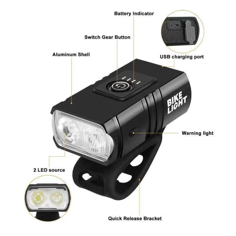 T6 LED 1000 Lumen jalgratta tuled ees ja taga laetav lamp Luz Led Para Bicicleta MTB jalgratta taskulamp jalgratta laterna