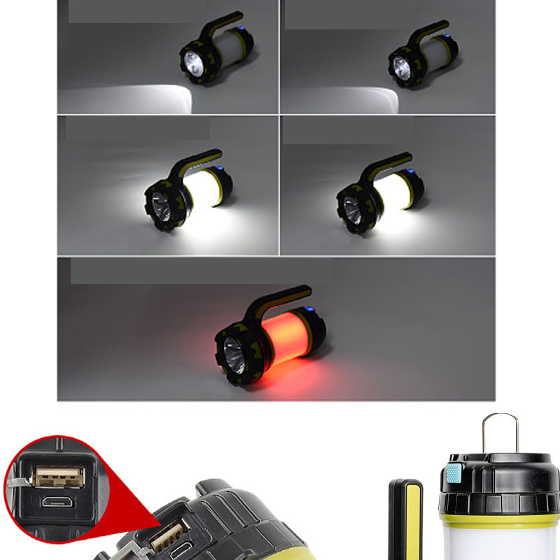 C2 8000 lumen 100w utilizare lungă, lanternă cu LED reîncărcabilă prin USB, lanternă de camping, lanternă de căutare în aer liber, rezistentă la apă, pentru vânătoarea de pești