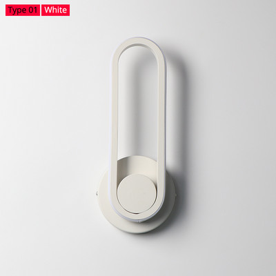 Lampă de perete cu LED, pentru interior, dormitor, noptieră, pentru lectură, sufragerie, pentru decorarea camerei de hotel, iluminat, aluminiu, AC110V/220V