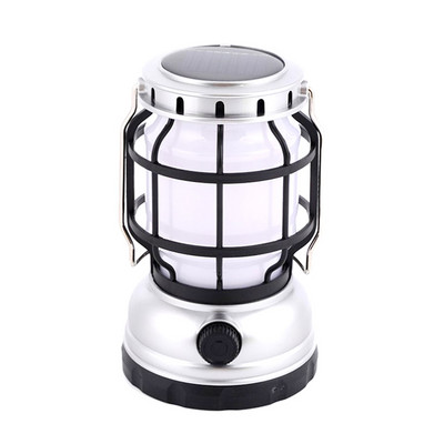 Eļļas laternas petrolejas LED zibspuldze iekštelpu saules spuldze pārnēsājama petrolejas āra nakts gaisma USB uzlādējama ūdensnecaurlaidīga gaisma