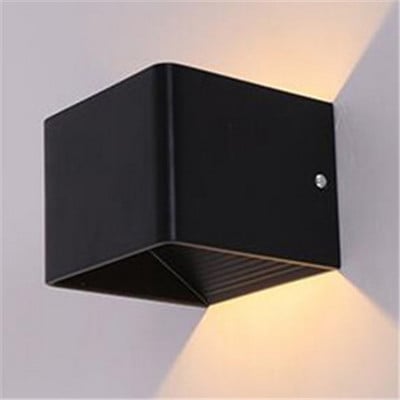 Lampă de perete cu LED-uri Patrate LED din aluminiu Lampă de perete de noptieră Dormitor Iluminat de casă Decorare interioară Aplică de perete de interior NR-88
