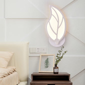 Lampă de perete cu frunze de fluture cu LED Lampă de perete modernă Decor pentru casă Lumină de noapte pentru sufragerie dormitor noptiera bucătărie, coridor, scară