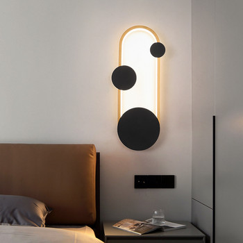 Μοντέρνο μινιμαλιστικό Led Scone Wall Light Decor για το σπίτι του σαλονιού υπνοδωματίου Φωτιστικό τοίχου Φωτισμός απλίκας Φωτιστικά τοίχου εσωτερικού χώρου