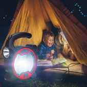Baterie portabilă de camping în aer liber, cu LED-uri COB pentru lumină de lucru, roșu, galben, pentru cort, pentru călătorie, în aer liber