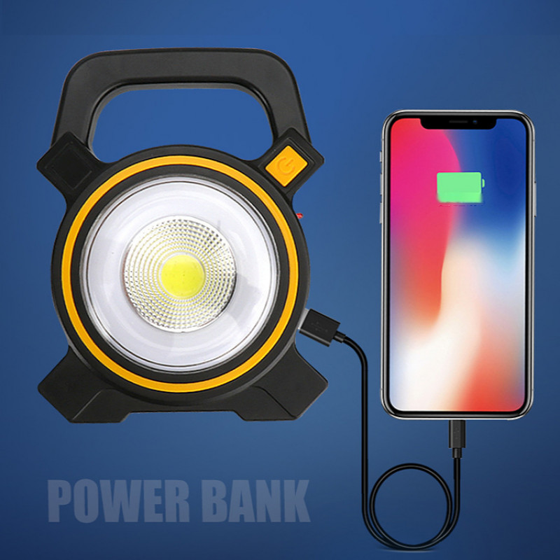 Letour multifunkcionális kültéri kempinglámpa vészhelyzeti töltő és kisütő hordozható napelemes lámpa éjszakai horgászathoz