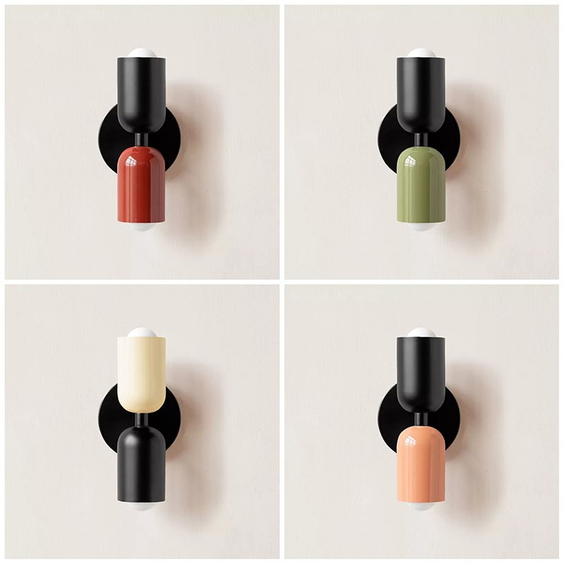 Macaroon seinavalgusti Moodne LED-seinavalgusti magamistoas peale veranda hotelli lugemise Home Decora seinalambi peatsivalgustid