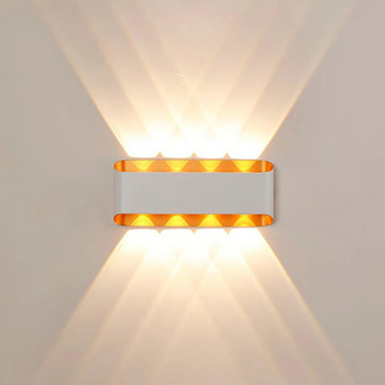 Πάνω και κάτω Μοντέρνο φωτιστικό τοίχου LED Φωτισμός εσωτερικού χώρου Φωτισμός εξωτερικού χώρου Αδιάβροχο IP66 Φωτιστικά τοίχου για Gallery Light Μπαλκόνι κρεβατοκάμαρας