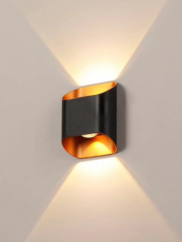 Fel és le Modern LED fali lámpa beltéri világítás kültéri világítás vízálló IP66 fali lámpák galériához világítás hálószoba erkély