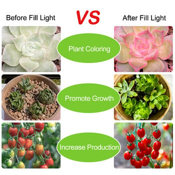 Φωτιστικό LED πλήρους φάσματος Φωτιστικό USB Grow Flexible LED Growth Light Phyto Lamp Flower Seedling Hydroponic Lighting Fitolampy