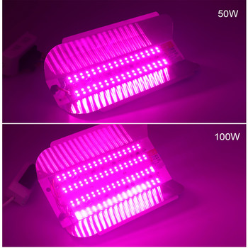 50/100W υψηλής ισχύος COB LED Grow Light Full Spectrum Αδιάβροχο για Λουλούδια Λαχανικά Σπορόφυτα Θερμοκηπίου Φυτό Fitolampy Νέο