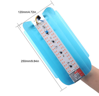 50/100W lieljaudas COB LED Grow Light Pilna spektra ūdensizturīgs ziediem dārzeņiem stādiem siltumnīcas augiem fitolampy jauns